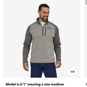 Men’s Patagonia Better Sweater 1/4 Zip Fleece